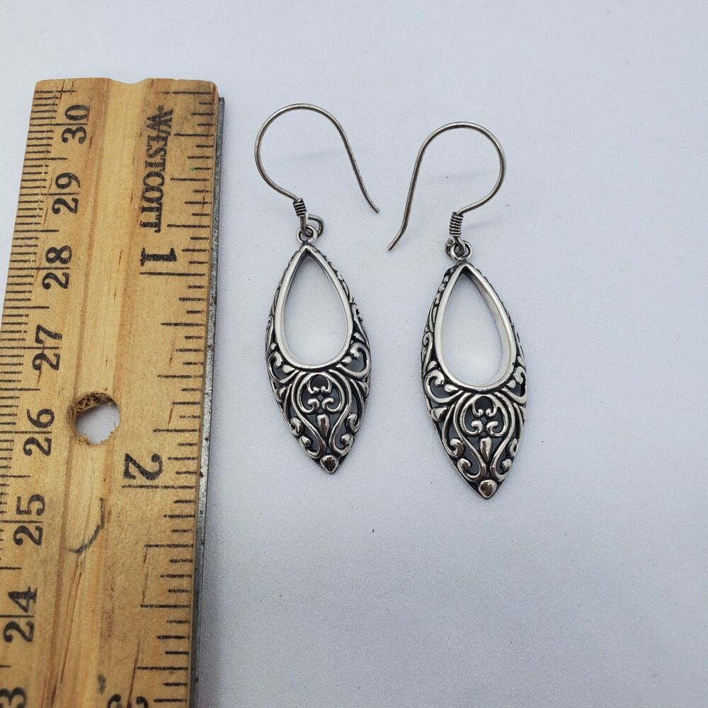 Sterling Silver Dangle Earrings 925